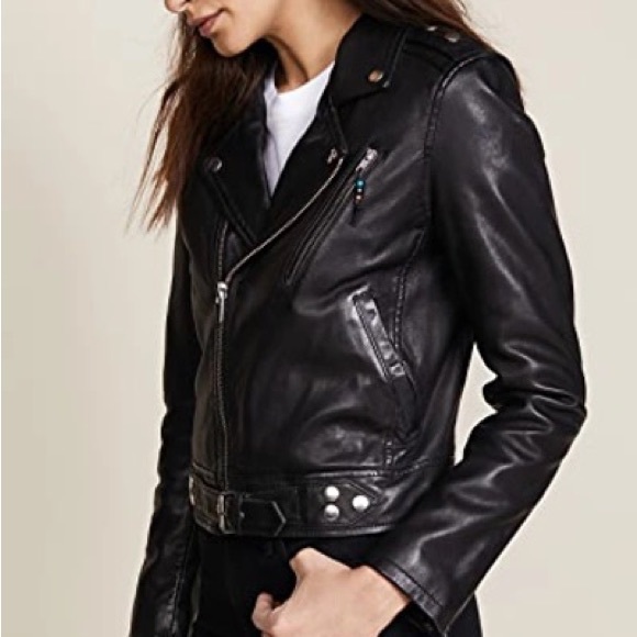 BLK DNM Leather Motorcycle jacket - Picture 7 of 7